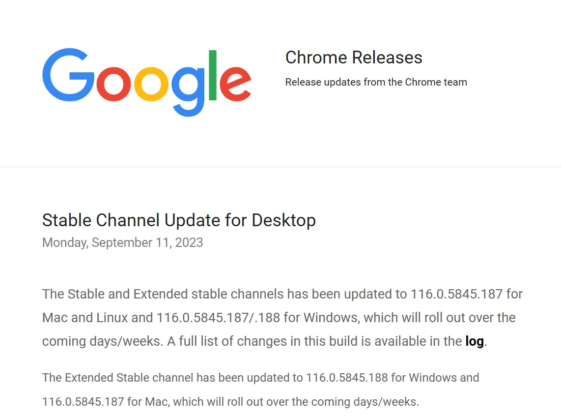 Chrome发布紧急更新 修补被利用的“CVE-2023-4863”零日漏洞